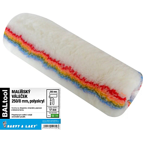 BARVY A LAKY HOSTIVAŘ painting roller for holder 8 mm, 250 mm BARVY A LAKY HOSTIVAŘ painting roller for holder 8 mm, 250 mm