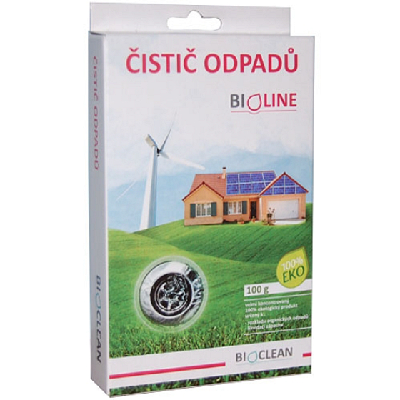 Bioline Drain Cleaner ecological bacteria and enzymes that break down organic waste 100 g