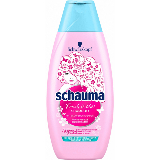 Schauma Fresh it Up! shampoo for quickly greasing roots and dry ends 400 ml