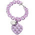 Oops! Objects Matelassé Crystal Bracelet bracelet OPSBR-233 light lilac