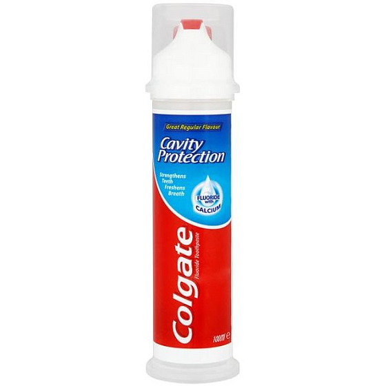Colgate Cavity Protection toothpaste with pump 100 ml