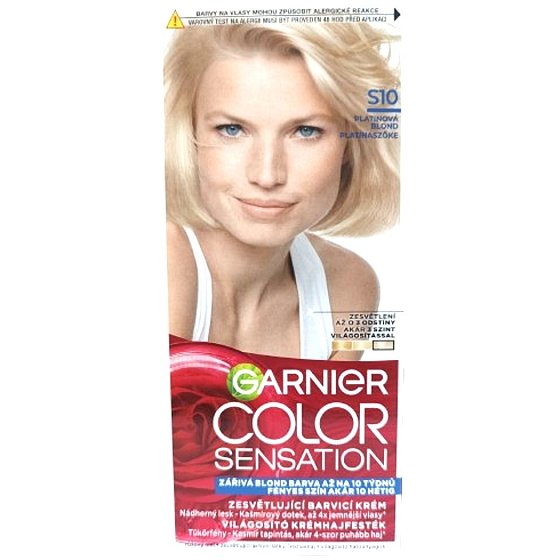 Garnier Color Sensation hair dye S10 Platinum Blonde