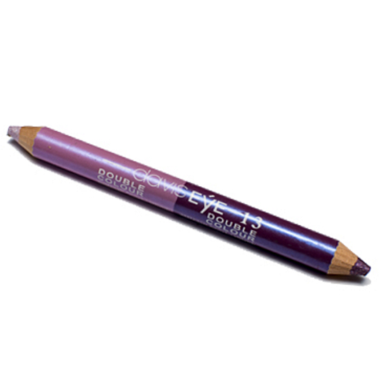Princessa Davis Eye Double Colour eyeshadow pencil + sharpener 013 pink and purple 6 g
