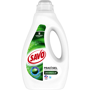 SAVO Laundry Gel for Colored and White, 20 Washes, 1 L