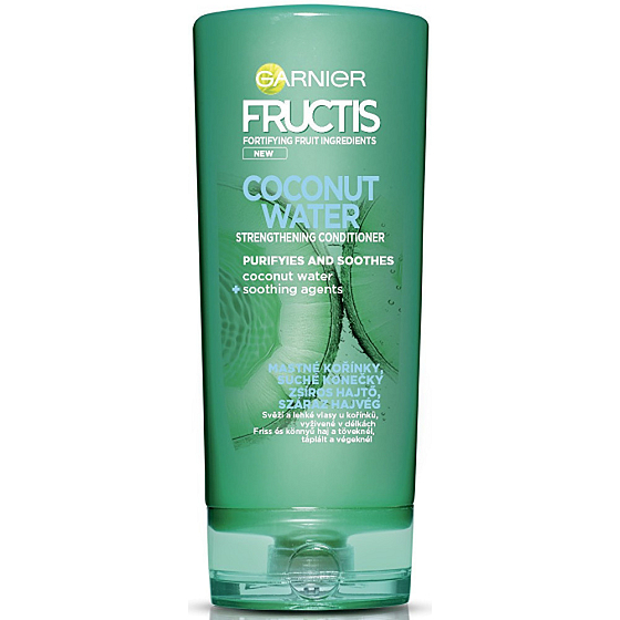 Garnier Fructis Coconut Water strengthening conditioner for oily roots and dry ends 200 ml