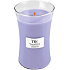 WoodWick Lavender Spa - Scented candle with wooden wick and lid, glass large 609.5 g