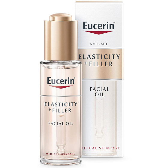 Eucerin Anti-Age Elasticity + Filler Nourishing Skin Oil Serum for Mature Skin 30 ml