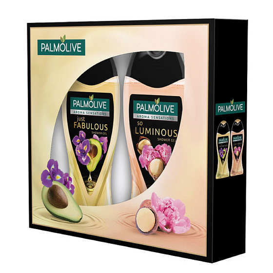 Palmolive Aroma Luminous + Fabulous shower gel 2 x 250 ml cosmetic set