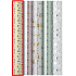 Zöwie Gift wrapping paper 70 x 150 cm Christmas Platinum gold stars