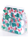 Albi Original Travel Bottle Set 3 x 80 ml + 2 Containers + Hibiscus Case - 15 cm x 15 cm x 4.5 cm