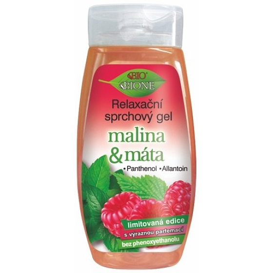 Bione Cosmetics Raspberry & Mint Relaxing Shower Gel for All Skin Types 250 ml