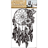 Wall stickers mandala dream catcher with glitter 60 x 32 cm