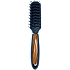 Hair comb square 23 x 4.5 cm black 40270