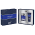 Montblanc Explorer Ultra Blue eau de parfum for men 60 ml + shower gel 100 ml, gift set for men