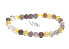 Auralite 23 bracelet elastic natural stone, ball 6 mm / 16 - 17 cm, one of the most powerful stones on the paneta