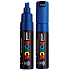 Posca Universal acrylic marker with wide, cut tip 8 mm Blue PC-8K