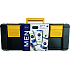 Nivea Men Sensitive soothing skin cream 50 ml + Sensitive aftershave 100 ml + Sensitive shaving gel 200 ml + Sensitive shower gel 250 ml + Black & White Invisible Fresh antiperspirant roll-on 50 ml + tool box, cosmetic set for men