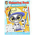 Grafix Colouring book A4 with funny stickers blue 24 pages, for children 3+