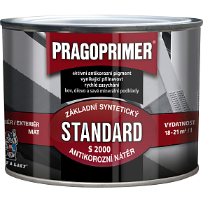 Pragoprimer Standard S2000 basic paint for metal, 0110 gray, 350 ml