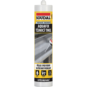 Soudal Aquafix sealing sealant against water, clear, 300 ml