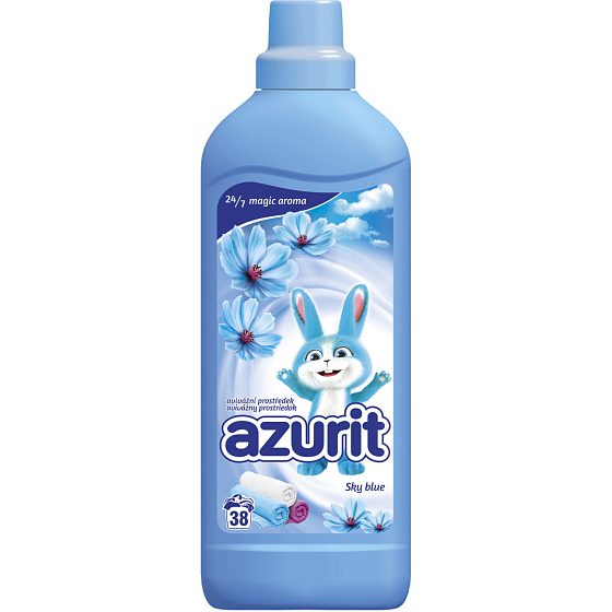 Azurit Fabric Softener Sky Blue, 38 washes, 836 ml