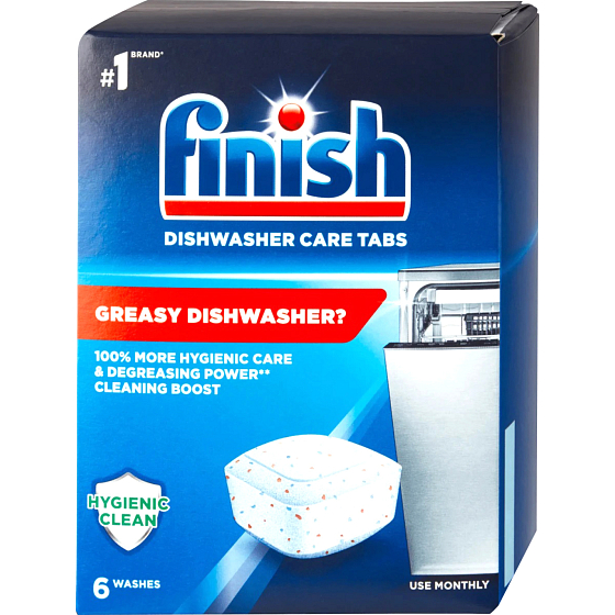 Finish Dishwasher Cleaning Capsules, 6 pcs