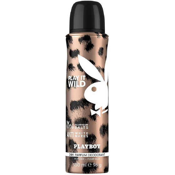 Playboy Play It Wild for Her deodorant spray for women 150 ml