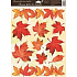 Window foil without glue autumn leaves red 42 x 30 cm 1 piece