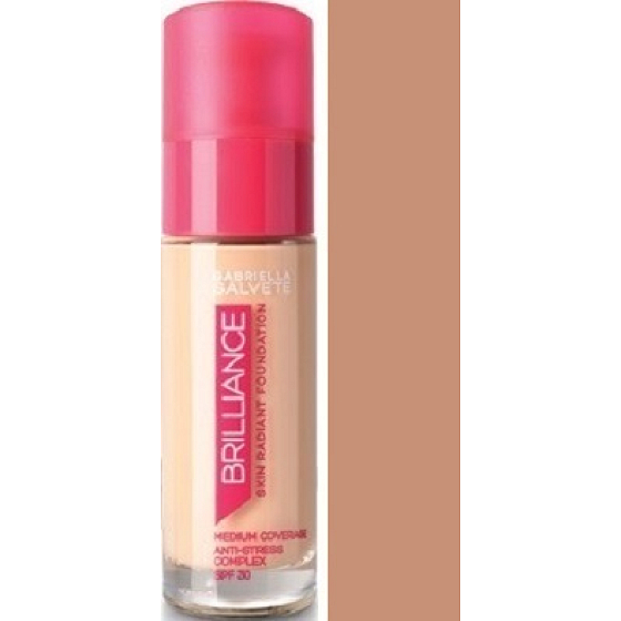 Gabriella Salvete Brilliance Foundation Makeup 104 Light Sand 30 ml