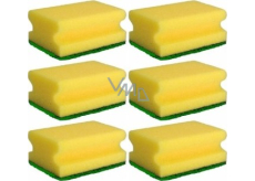 Tinky Dish Sponge Shaped 9 x 6 x 4 cm 6 pieces