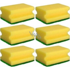 Tinky Dish Sponge Shaped 9 x 6 x 4 cm 6 pieces