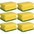 Tinky Dish Sponge Shaped 9 x 6 x 4 cm 6 pieces