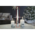 Lima Relief winter candle metal white frost effect taper 22 x 250 mm 1 piece