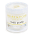 Heart & Home Fresh laundry Soy scented candle without packaging burns for up to 15 hours 53 g