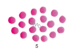 Bambulky Pink 2.5 cm 18 pieces
