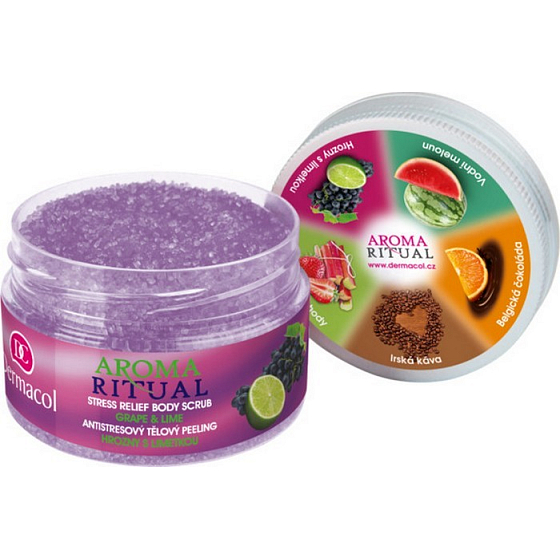 Dermacol Aroma Ritual Grapes with Lime Anti-Stress Body Scrub 200 g