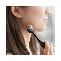 Cosmetic brush with synthetic bristles for make-up 14 cm