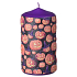 Emocio Angry Pumpkin candle purple cylinder 60 x 110 mm
