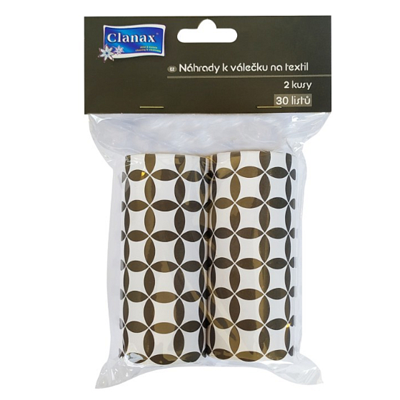 Clanax Textile roller spare 30 sheets 2 pieces