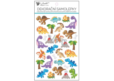Dinosaurs plastic stickers 14,5 x 25 cm