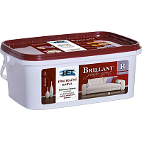 Het Brillant R wood chip filled structure according to the roller, decorative dispersion interior paint, 5 kg