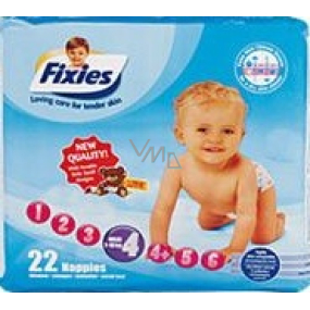 Fixies Active Life 4 Maxi 7 - 18 kg diapers 22 pieces