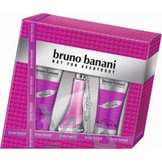 Bruno Banani Made eau de toilette for women 20 ml + shower gel 50 ml + deodorant spray 50 ml, gift set