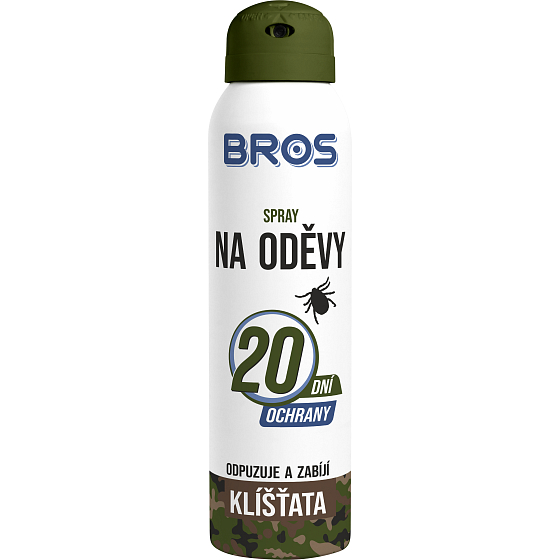 Bros Repellent against ticks for clothing repels and kills spray 90 ml