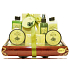 Raphael Rosalee Cosmetics Oliva shower gel 190 ml + body lotion 190 ml + body spray 100 ml + body scrub 50 ml + body cream 50 ml + bath salt 200 g + toilet soap 100 g, cosmetic set