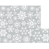 Ditipo Gift wrapping paper 70 x 200 cm Christmas Silver type 2