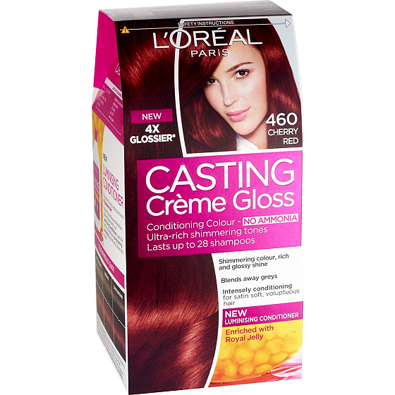 Loreal Paris Casting Creme Gloss hair color 460 strawberry eper