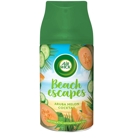 Air Wick Freshmatic Beach Escapes Aruba melon cocktail automatic freshener refill 250 ml
