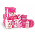 Grace Cole Big Top cleansing gel 50 ml + body cream 50 ml + bath foam 50 ml + sparkling bath ball 50 g + nylon washcloth for children, cosmetic set