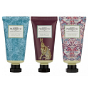 Heathcote & Ivory Pink Clay & Honeysuckle nourishing hand and nail cream 3 x 30 ml, cosmetic set
